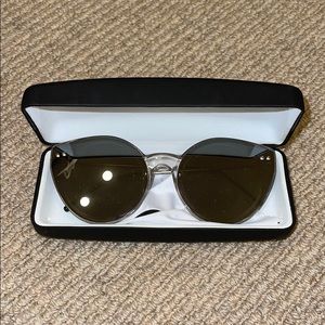 Reflective Gray Sunglasses